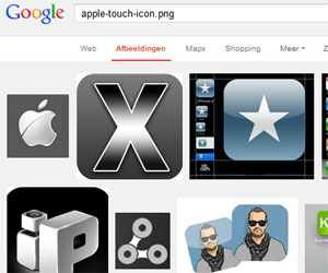 Voorbeelden apple touch icon
