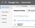 Gratis zoekterm volume via Google Ads