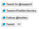 Twitter follow buttons