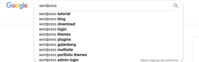 Wordpress related keyword suggestions by Google Suggest